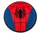 Marvel Spider-Man Chest Logo Round Printed Area Rug | 52 Inches